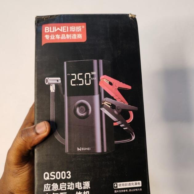 Powerful Car Jump Starter with Air Compressor (150 PSI) & Power Bank