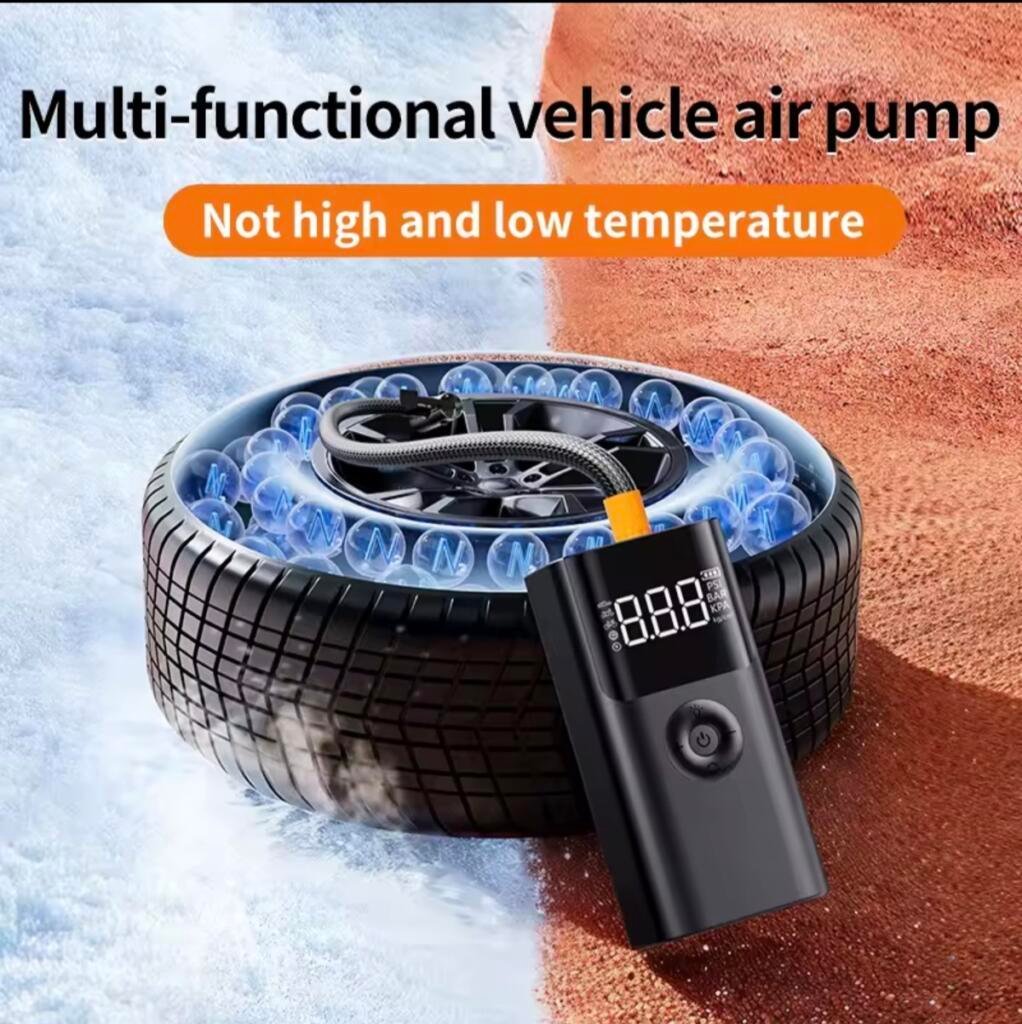 Powerful Car Jump Starter with Air Compressor (150 PSI) & Power Bank